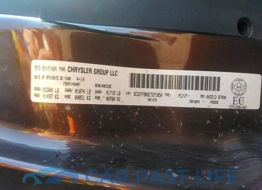 3C3CFFBR6ET271850# 9