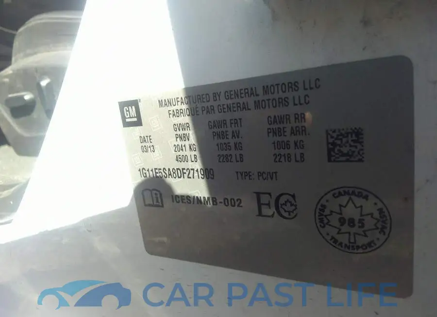 1G11E5SA8DF271909# 9