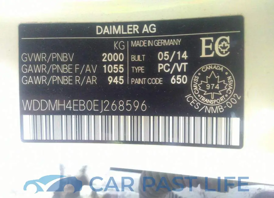 WDDMH4EB0EJ268596# 9