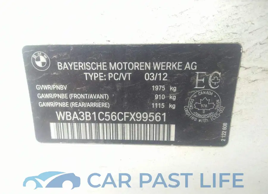 WBA3B1C56CFX99561# 9