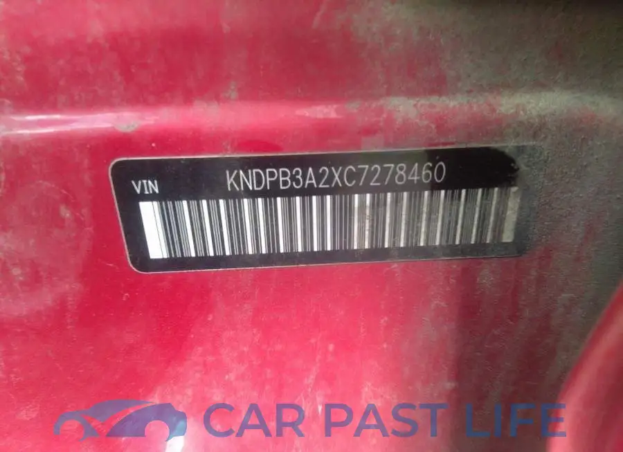 KNDPB3A2XC7278460# 9