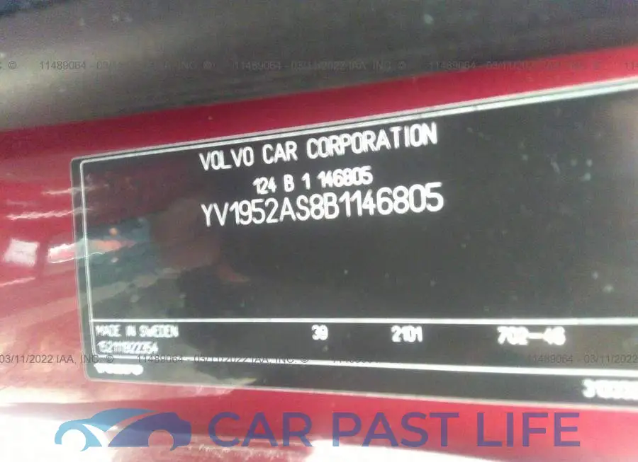 YV1952AS8B1146805# 9