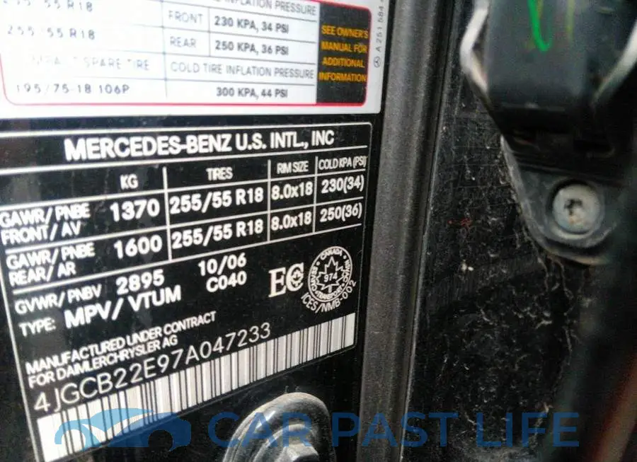 4JGCB22E97A047233# 9