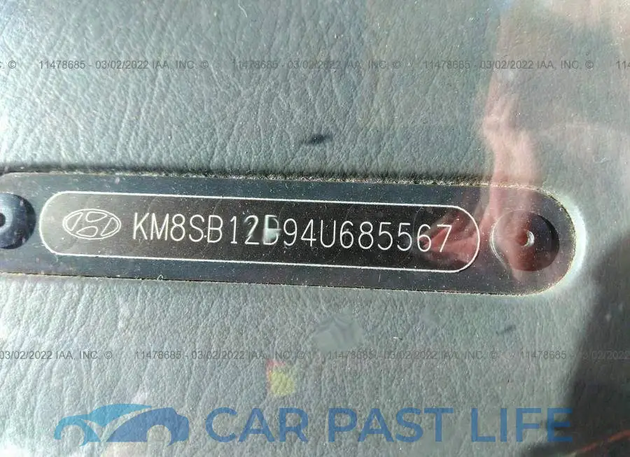 KM8SB12B94U685567# 9