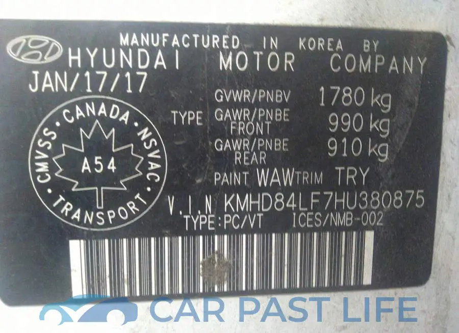 KMHD84LF7HU380875# 9