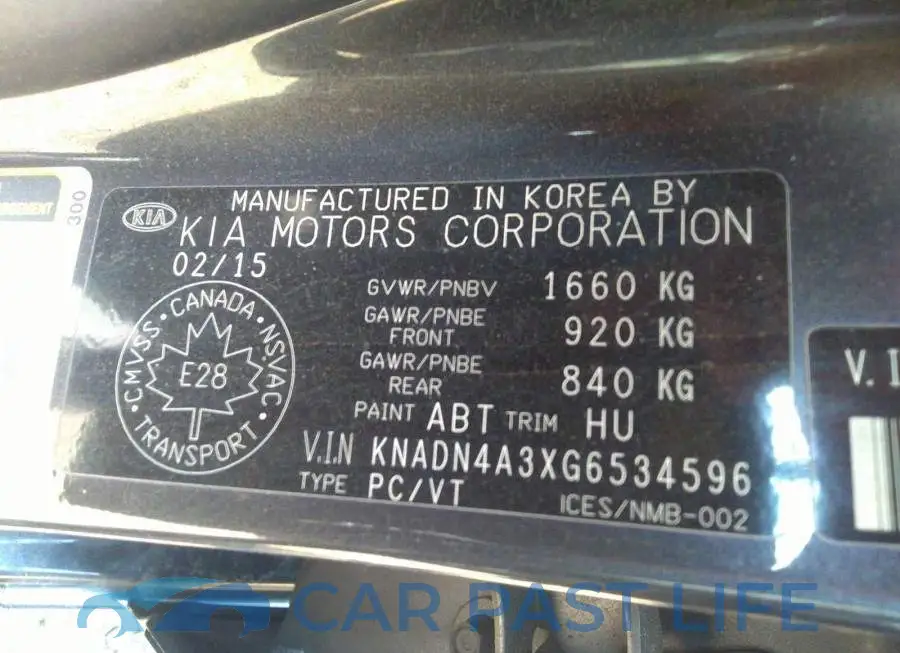 KNADN4A3XG6534596# 9