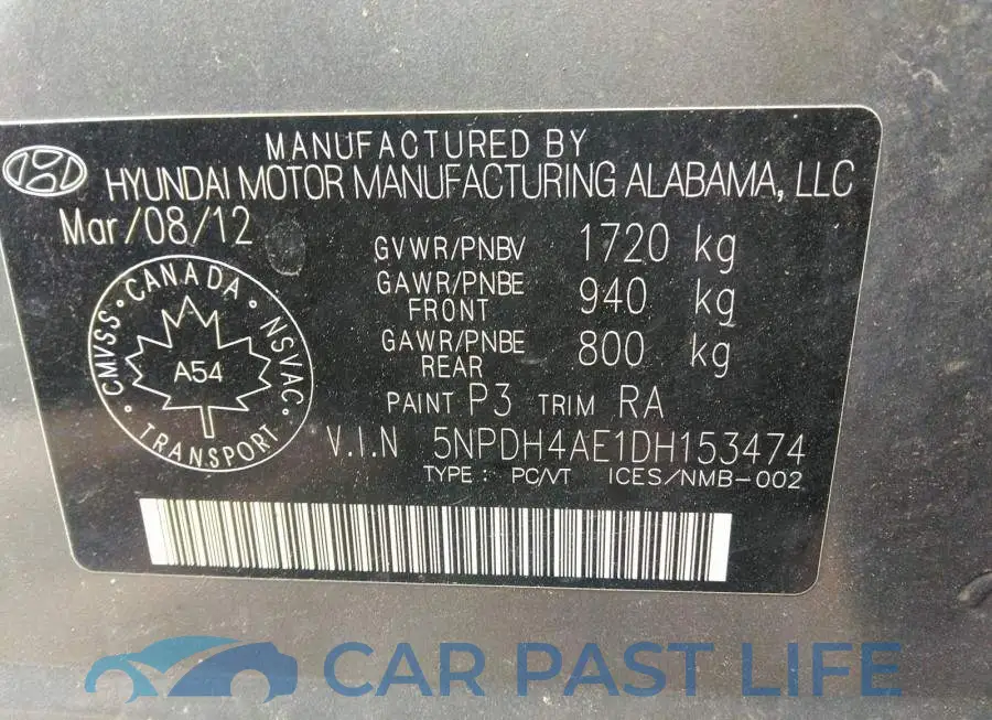 5NPDH4AE1DH153474# 9
