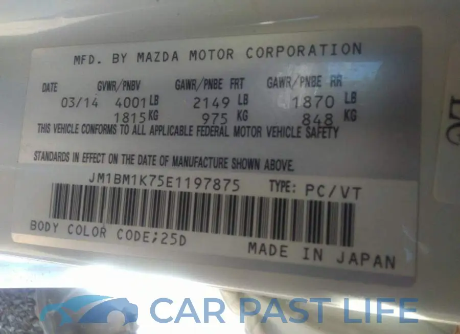 JM1BM1K75E1197875# 9
