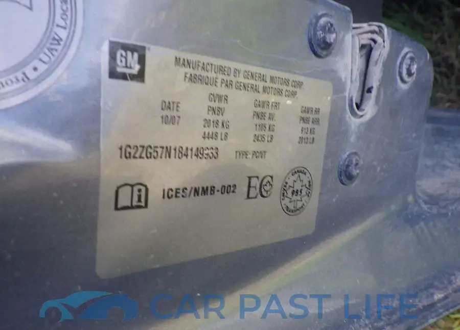 1G2ZG57N184149933# 5