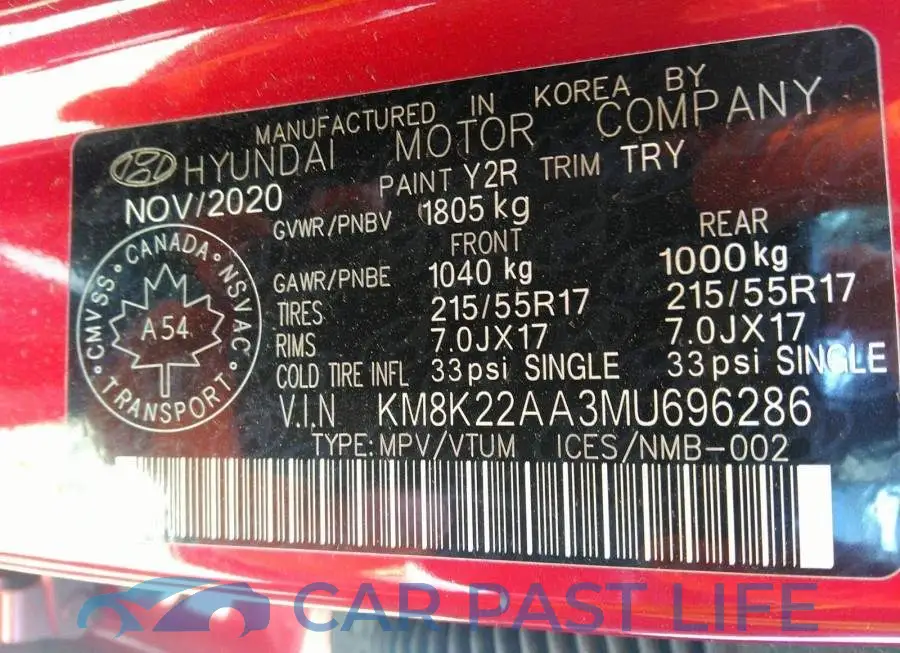 KM8K22AA3MU696286# 9