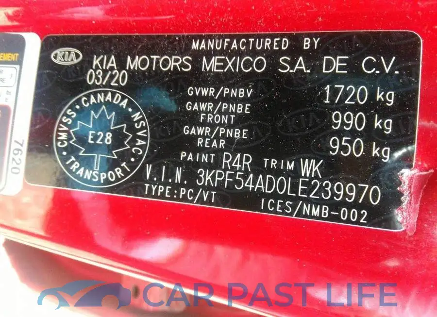 3KPF54AD0LE239970# 9