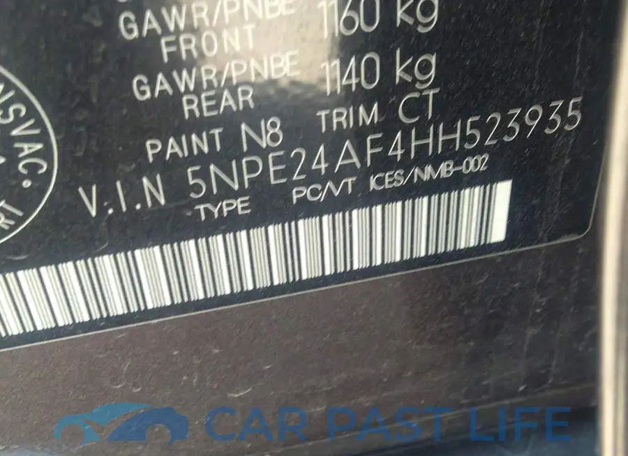 5NPE24AF4HH523935# 9
