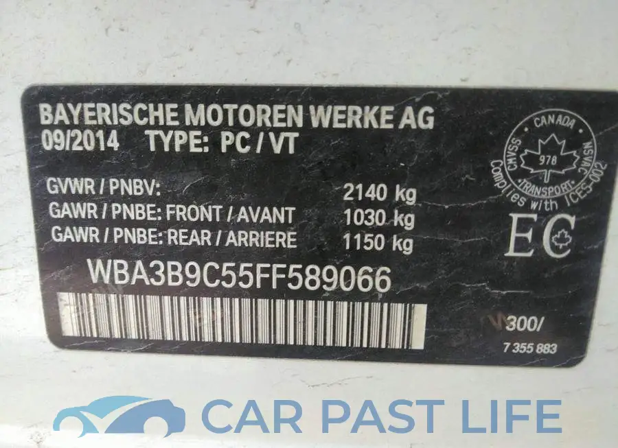 WBA3B9C55FF589066# 9