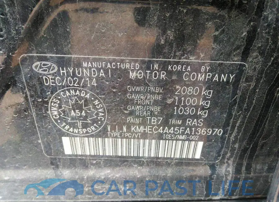 KMHEC4A45FA136970# 9