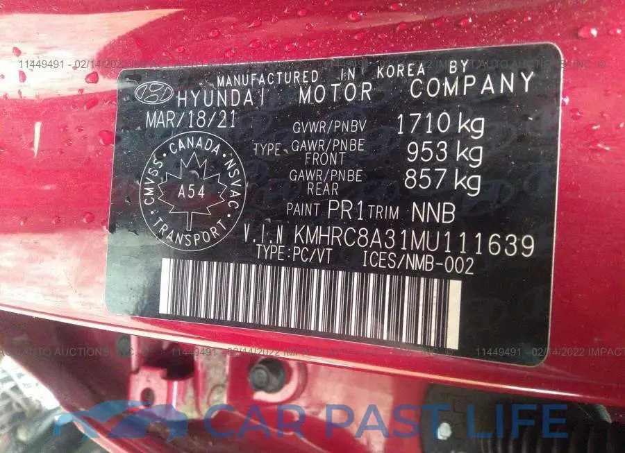 KMHRC8A31MU111639# 9