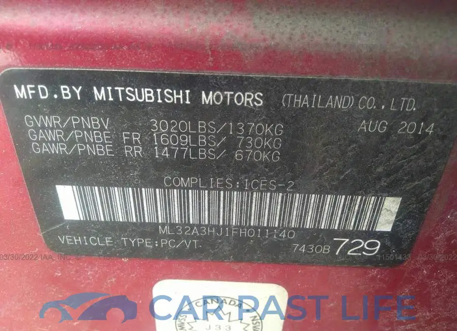 ML32A3HJ1FH011140# 9