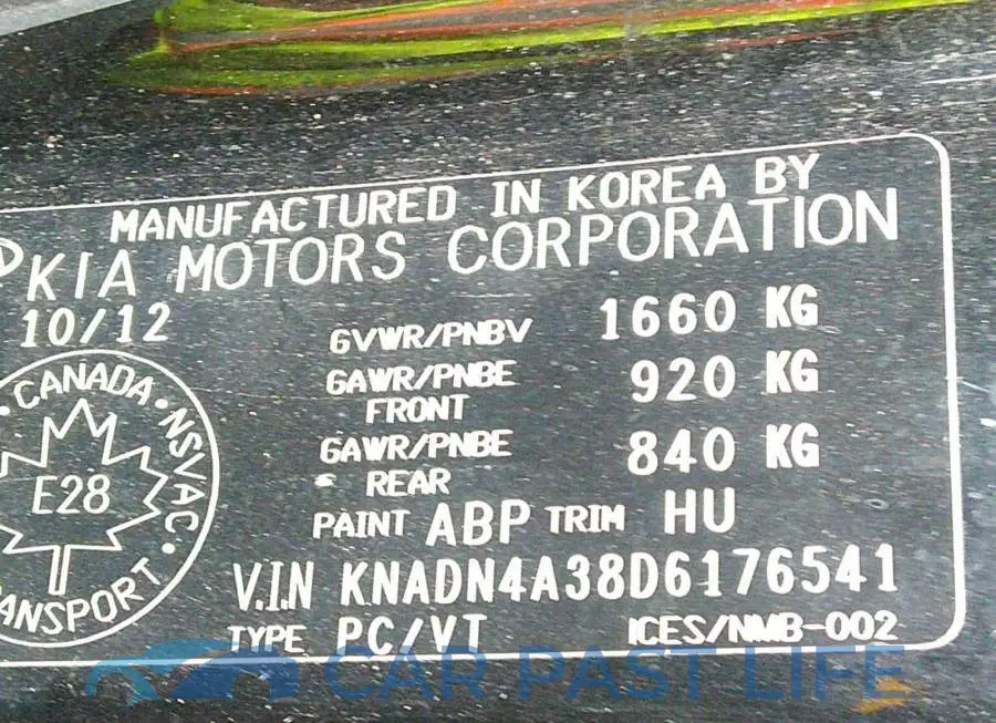 KNADN4A38D6176541# 9