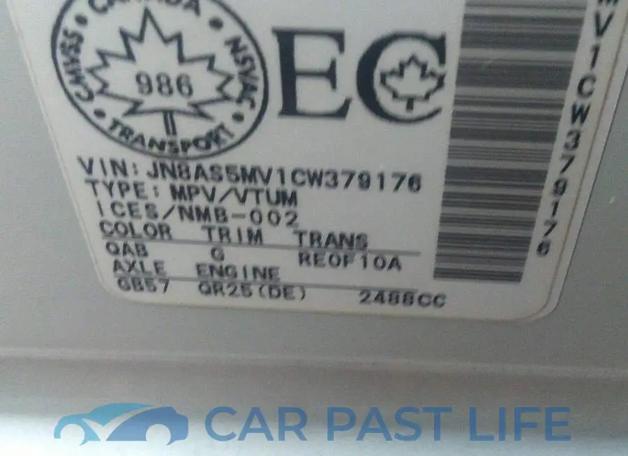 JN8AS5MV1CW379176# 9