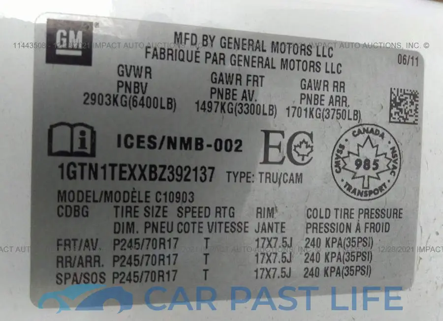 1GTN1TEXXBZ392137# 9