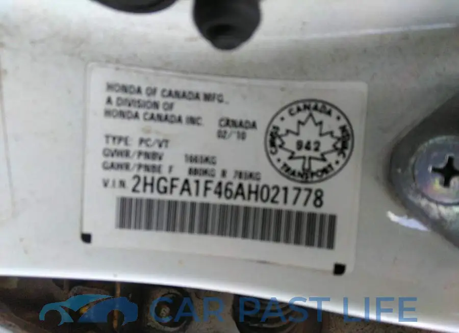 2HGFA1F46AH021778# 9
