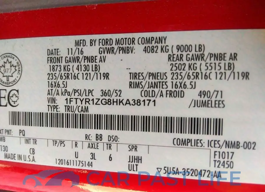 1FTYR1ZG8HKA38171# 9