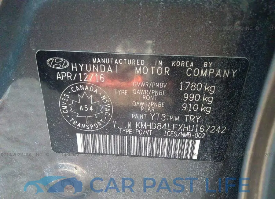 KMHD84LFXHU167242# 9