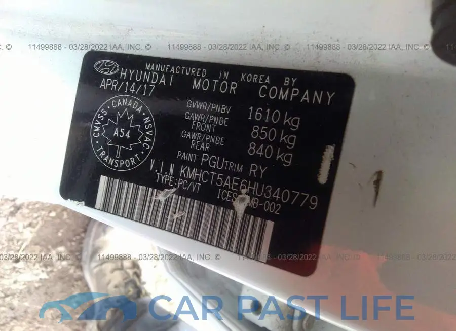 KMHCT5AE6HU340779# 9