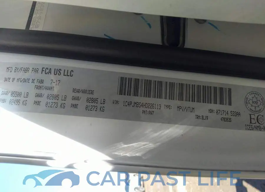 1C4PJMBS4HD226113# 9