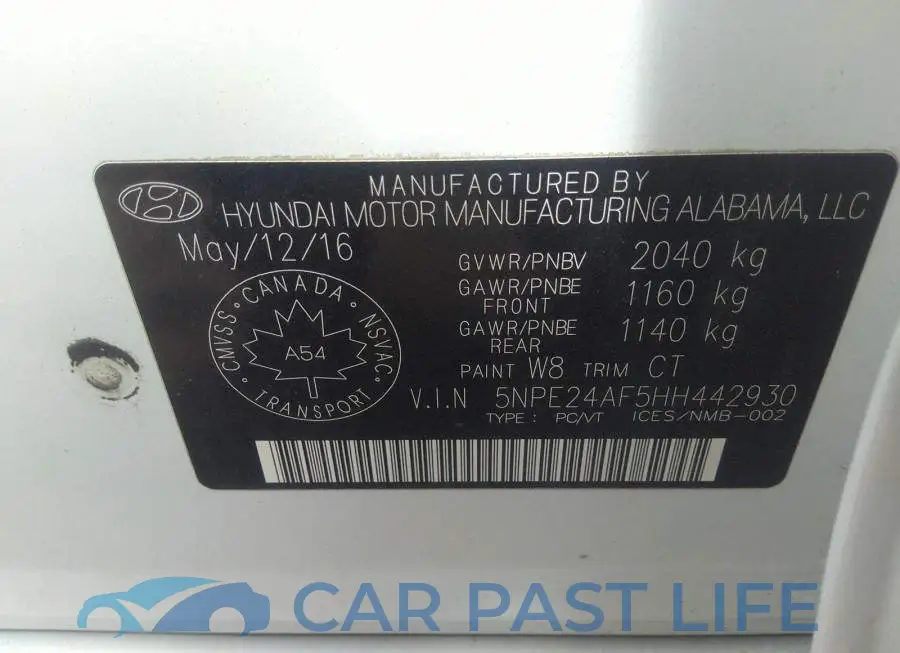 5NPE24AF5HH442930# 9