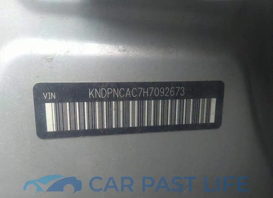 KNDPNCAC7H7092673# 9