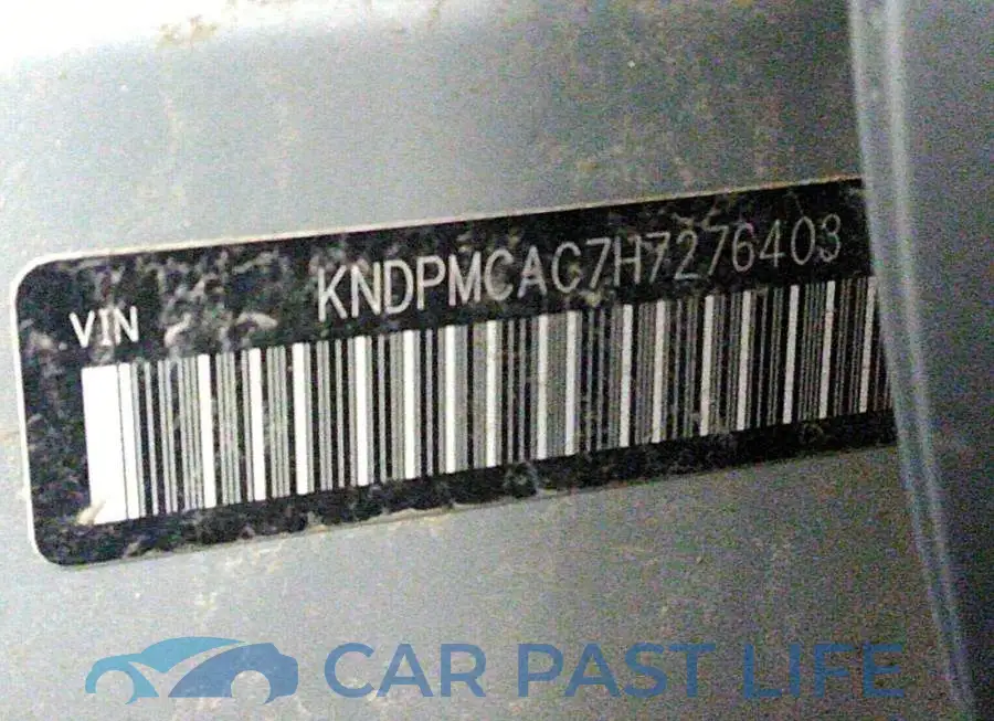 KNDPMCAC7H7276403# 9