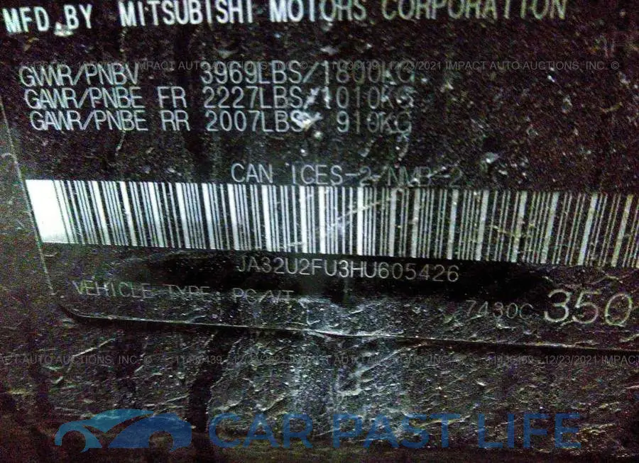 JA32U2FU3HU605426# 9