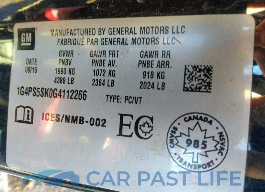 1G4PS5SK0G4112266# 9