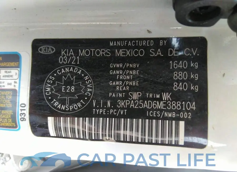 3KPA25AD6ME388104# 9