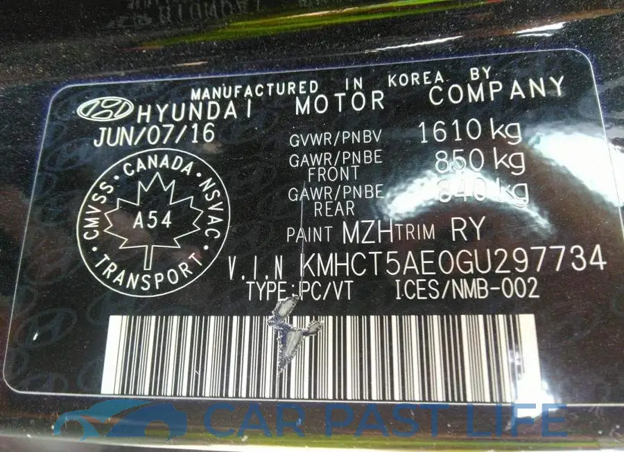 KMHCT5AE0GU297734# 9