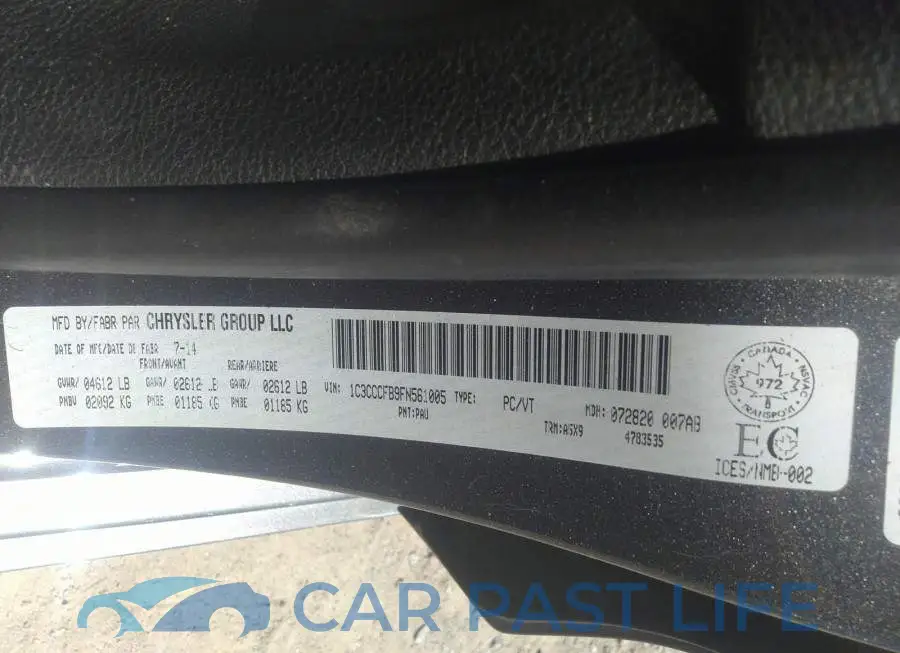 1C3CCCFB9FN561005# 9