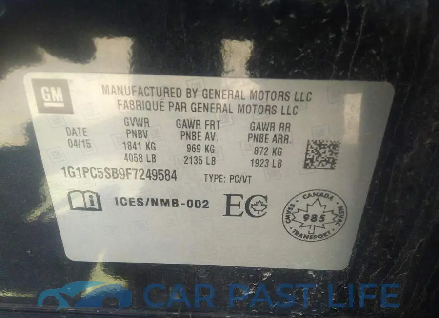 1G1PC5SB9F7249584# 9