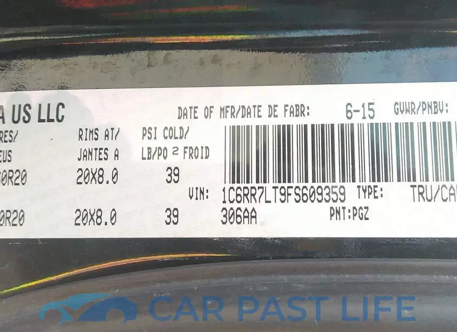 1C6RR7LT9FS609359# 9
