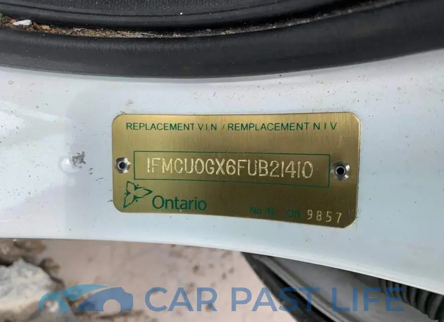 1FMCU0GX6FUB21410# 9