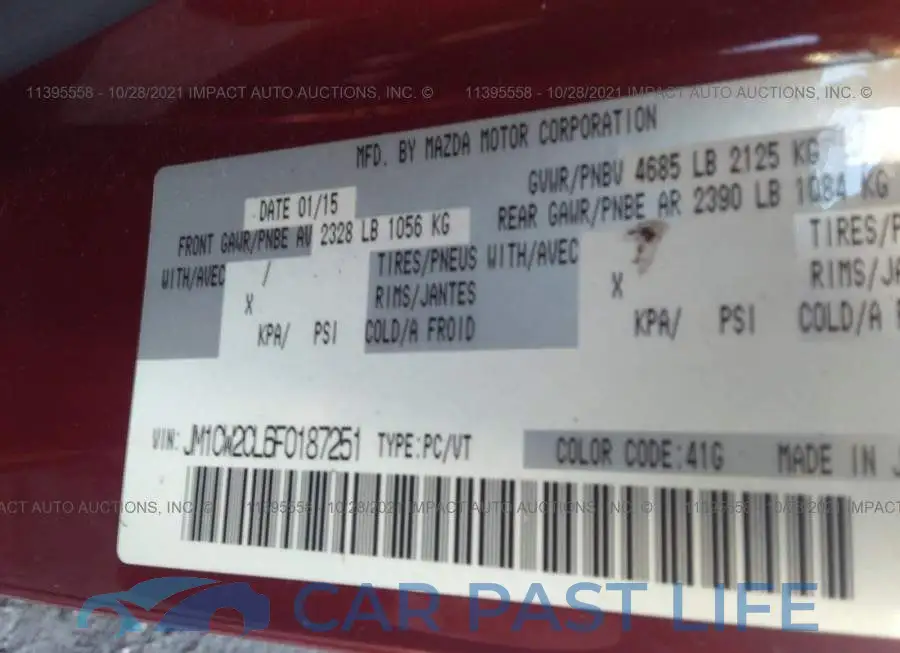 JM1CW2CL6F0187251# 9