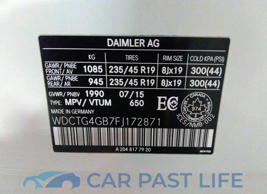 WDCTG4GB7FJ172871# 9