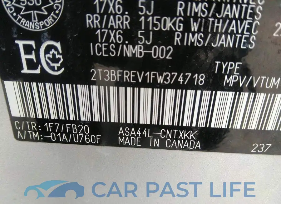 2T3BFREV1FW374718# 9