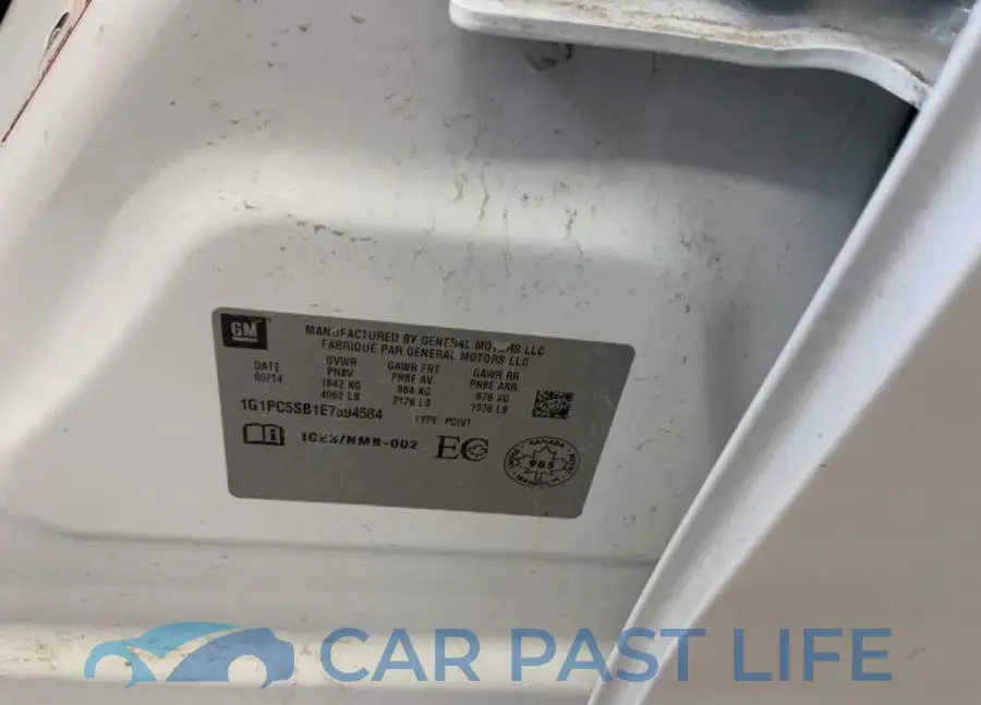 1G1PC5SB1E7394584# 9