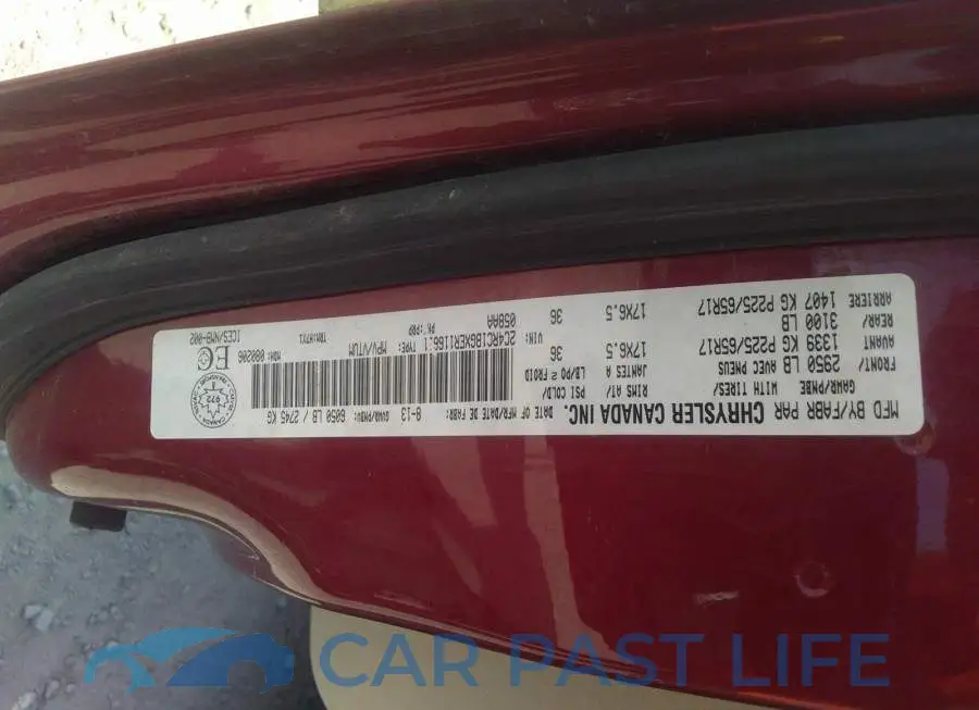 2C4RC1BGXER116611# 9