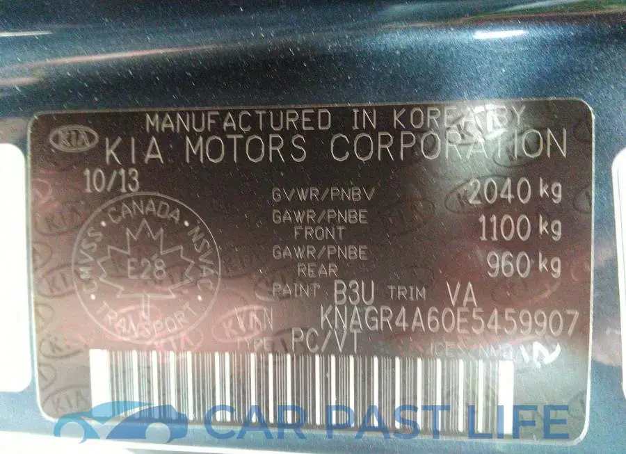 KNAGR4A60E5459907# 9
