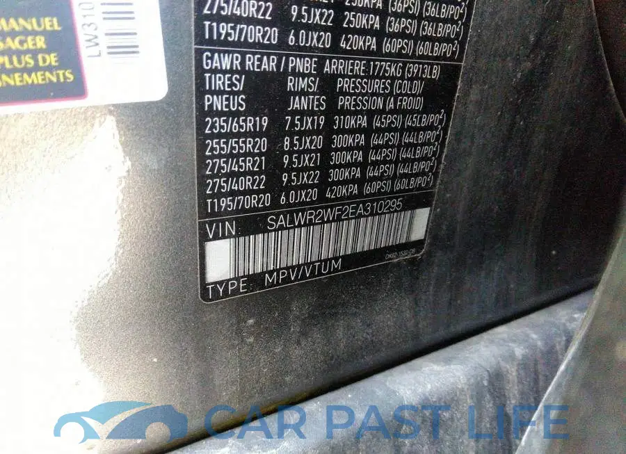 SALWR2WF2EA310295# 9