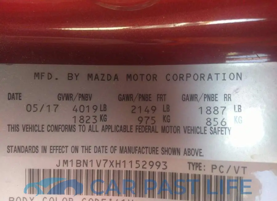 JM1BN1V7XH1152993# 9