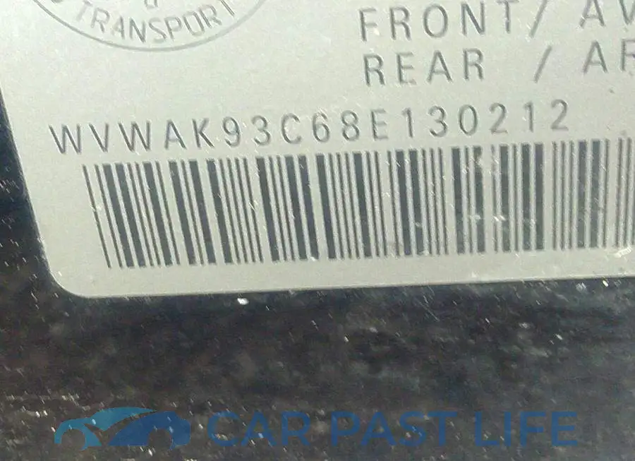 WVWAK93C68E130212# 9