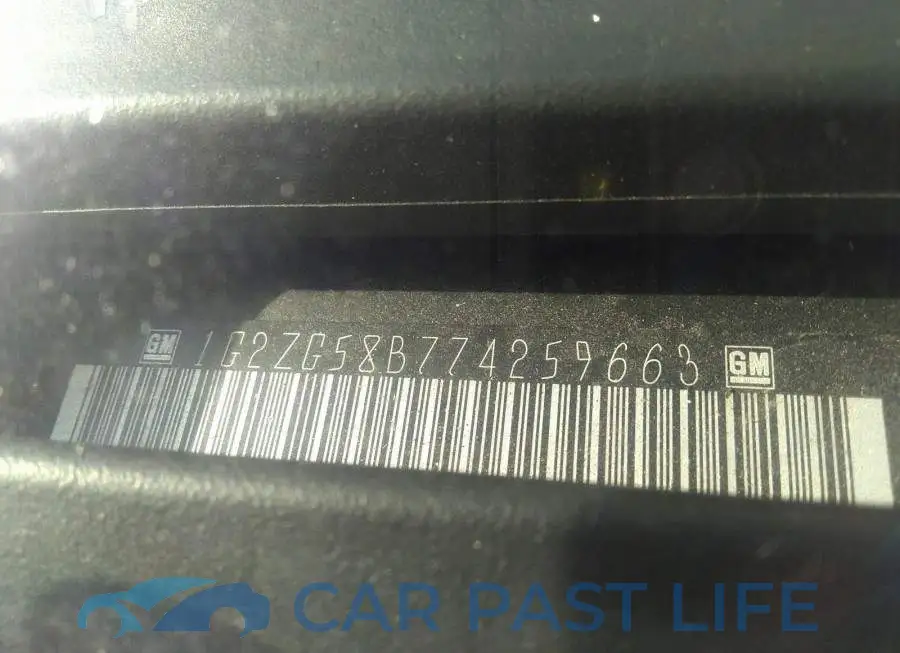 1G2ZG58B774259663# 9