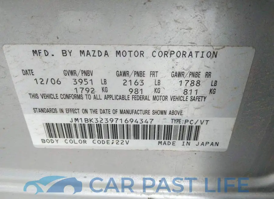 JM1BK323971694347# 9